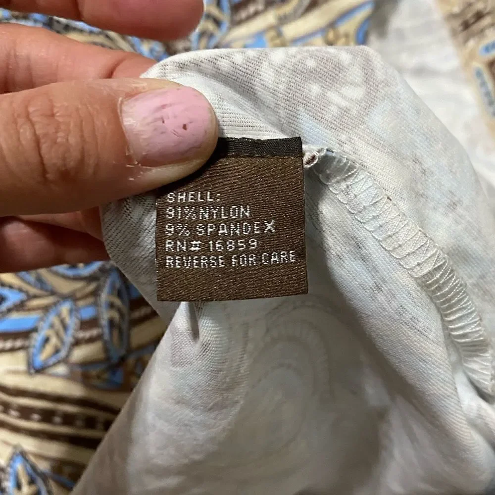 J. McLaughin Dress XS Abstract Nylon Spandex - Picture 7 of 7